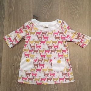 Mini Boden Deer 🦌 Print Tunic